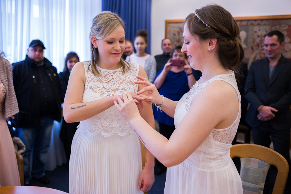 Hochzeit im Standesamt Wandsbek und Ohlendorffsche Villa in Volksdorf